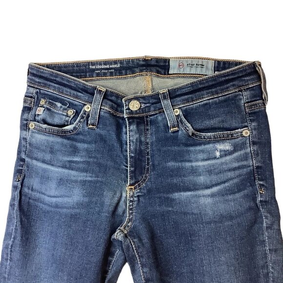 AG Adriano Goldschmied Super Skinny Ankle Legging Jeans Womens Size 26R - Picture 6 of 9